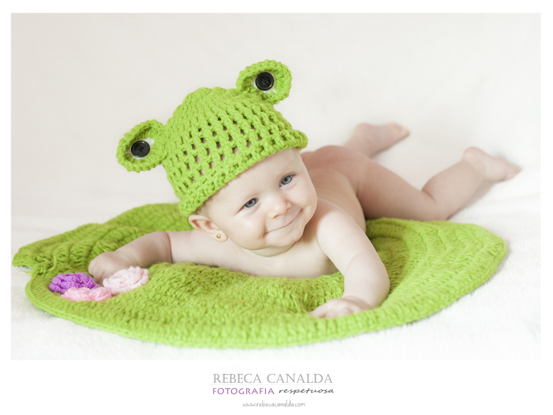 disfraz rana bebe sonrisa