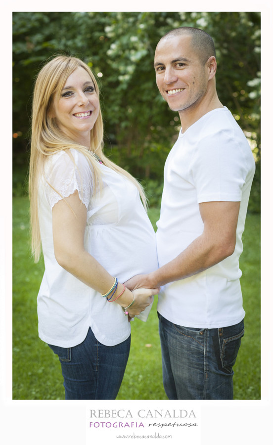 foto pareja embarazada