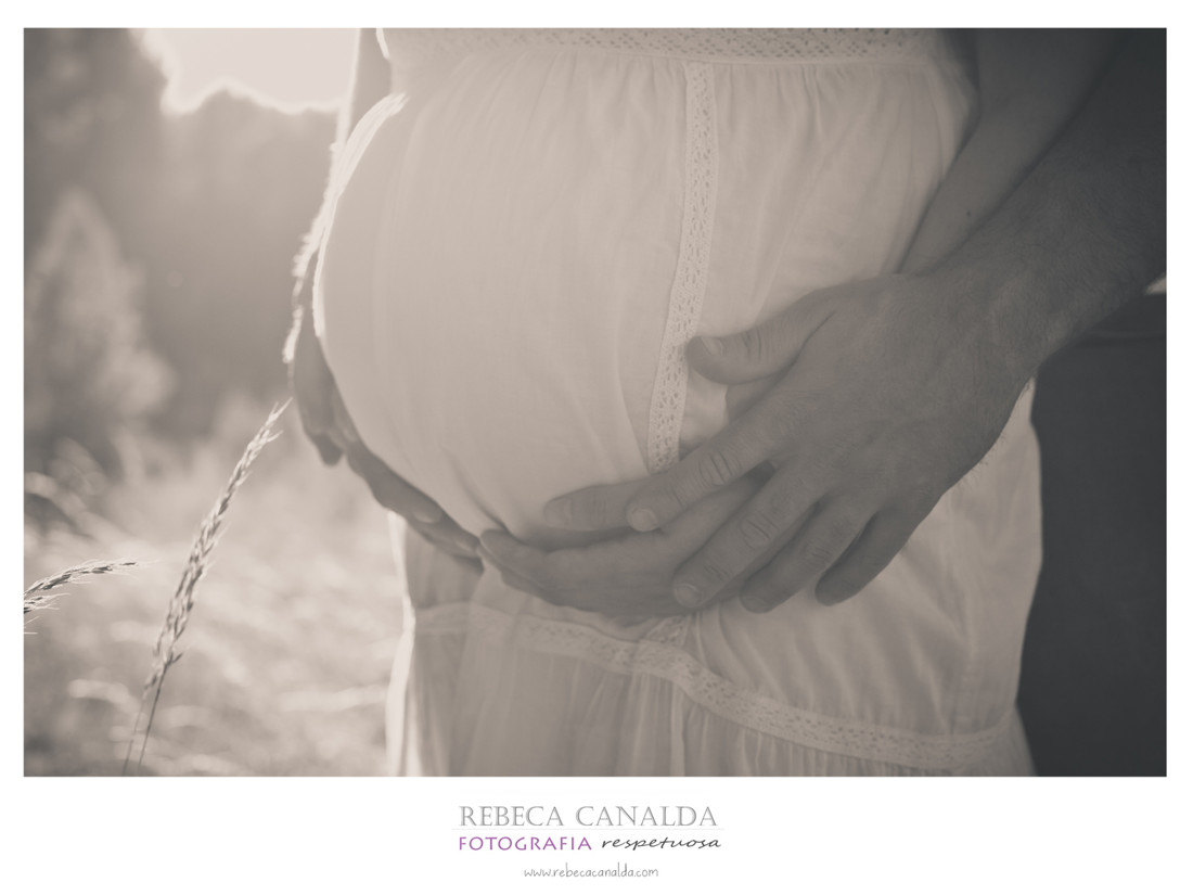 Embarazo fotografia exterior tripa