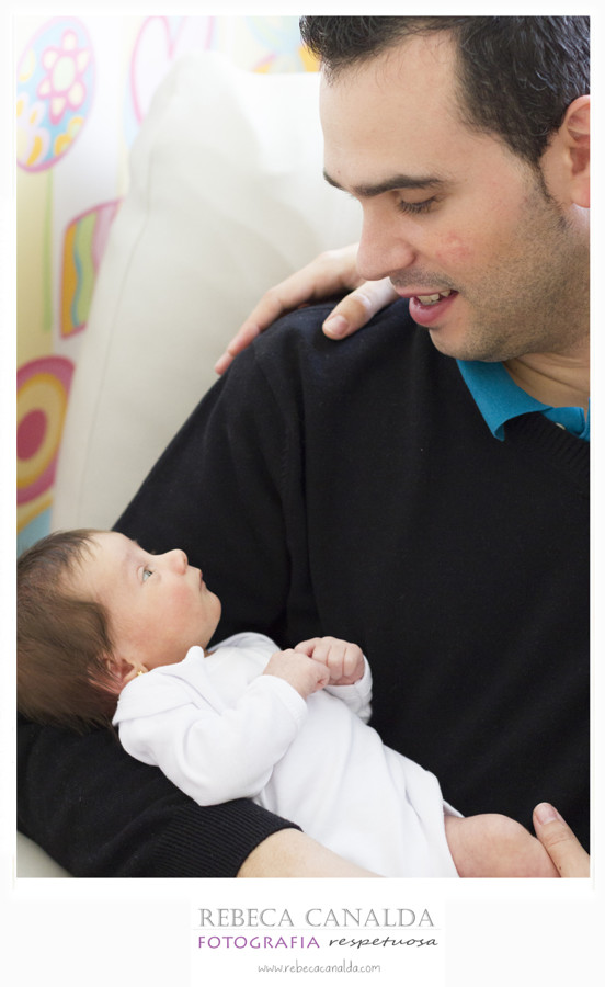 fotografia padre bebe